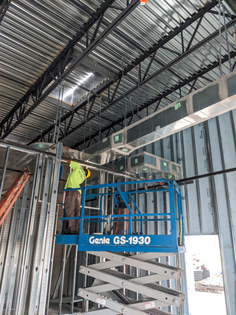 Holiday Air and Heating working on HVAC